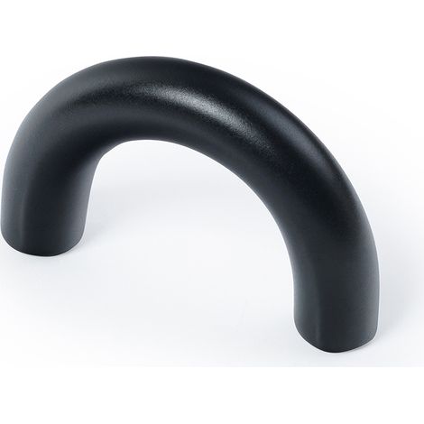 Tirador de Asa para Mueble  Estilo Contemporáneo  Fabricado en Zamak  Acabado en Negro mate  Distancia Entrepuntos: 32 mm  Medidas 40824 mm  Sistema de Fijación Atornillado  Incluye Tornillos M4  4 Un (1/2)