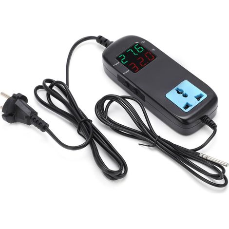 Termostato digital inteligente para aire acondicionado: pantalla LCD, programable, compatible con CA, fácil instalación.