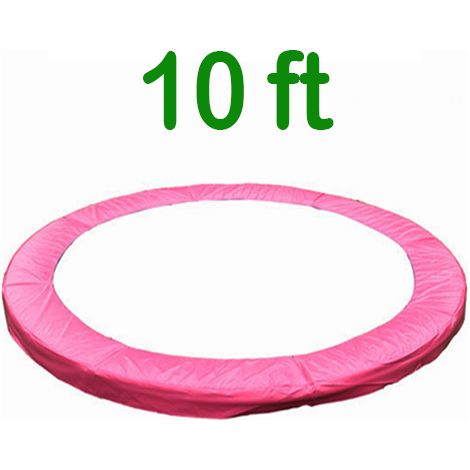 Greenbay Replacement Trampoline Surround Pad Foam Safety Guard Spring Cover Padding Pads Pink 10FT (1/3)