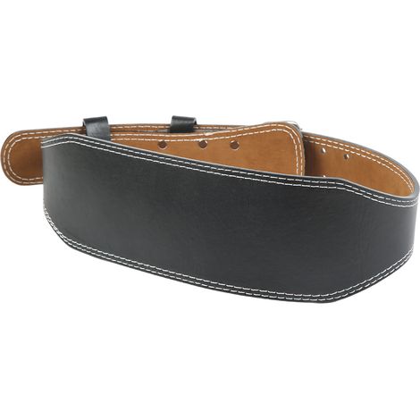 Ceinture de protection lombaire pour haltérophilie, ceinture de soutien lombaire élargie pour le sport, idéale pour l'aviron, les squats et le soulevé de terre (noire). (1/5)