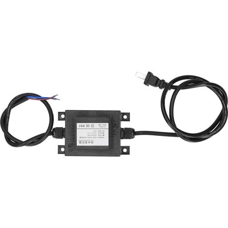 Transformateur étanche 30W AC220V vers AC12V pour LED submersibles, convertisseur de tension.