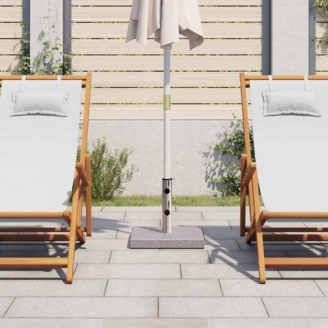 Socle de parasol, Support parasol Robuste de Qualité, en granite 20 kg OIB2824E (1/5)