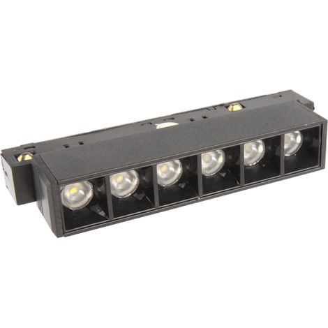 Jandei - Foco para carril magnético serie Grill 6W 48V, luz 4200K, CRI90, longitud 110mm