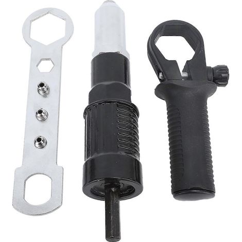 Kit d'adaptateurs pour riveteuse électrique, en carbure, haute précision, adaptateur pour écrou à riveter à ajustement précis, pièce de rechange (1/4)