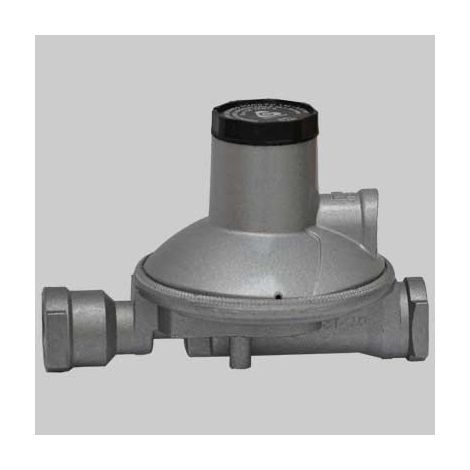 REGOLATORE GAS BASSA PRESSIONE A NORMA  10 Kg 1/2 x 1/2     MADE IN ITALY