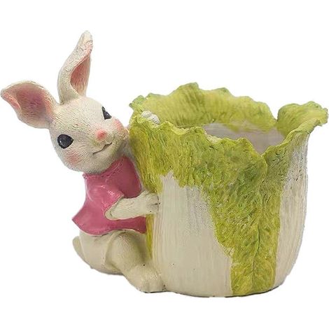 Pots de fleurs uniques en forme de lapin Pots de fleurs en forme de lapin D-- (1/5)