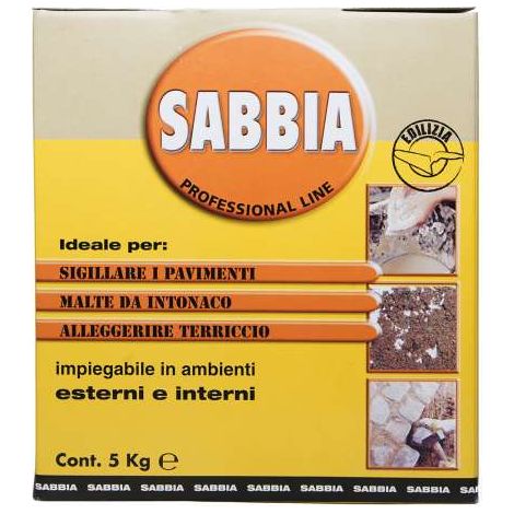 Sabbia, confezione da 5 kg