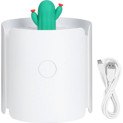 Lampada antizanzare a LED silenziosa USB, portatile, repellente per zanzare e trappola per insetti UV per ufficio e casa.