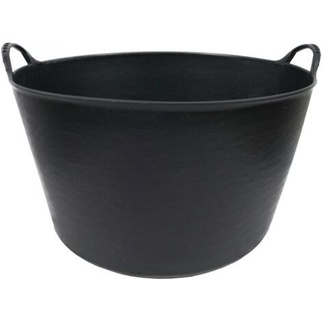 Panier en Osier Naturel de Grande Capacité, Panier de RéColte Pastoral Tissé Conteneur Portable avec PoignéE pour Pique-Nique, Jardin, Cadeaux