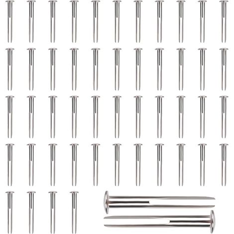 50pcs Tiges de Support en Cire d'abeille, en Acier Inoxydable avec Boîte de Rangement Transparente pour Ruches Fournitures Apicoles Pratiques (Argent) (1/5)