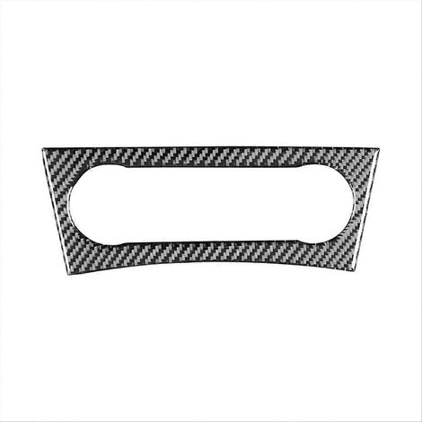 Couvercle de panneau de commande de climatisation de console centrale en fibre de carbone pour Mercedes-Benz (1/5)