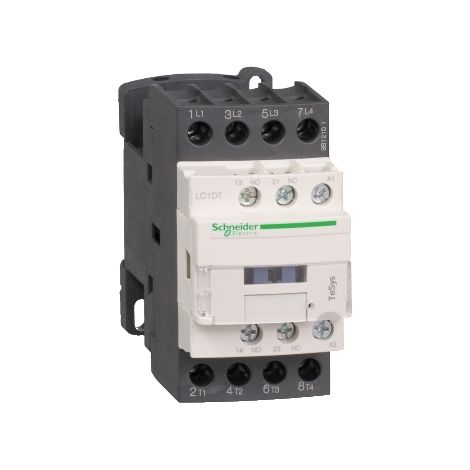 Contactores CONT 32A 4 polos 48V 50/60Hz con 1NA/1NC para control eléctrico.