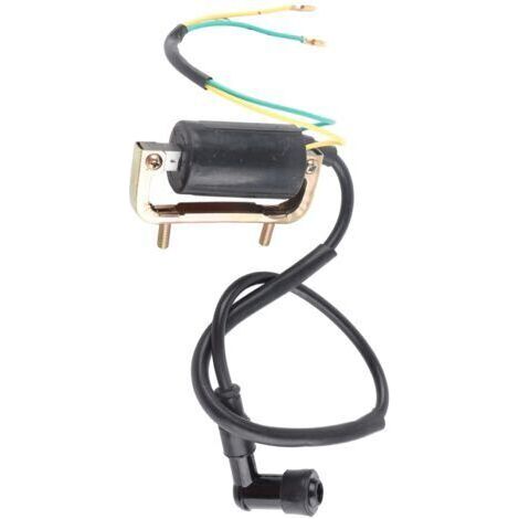Bobine d'allumage 30530 102 780 avec capuchon résistif 5 ohms pour Honda CM91/C90M CT90 Trail 6V (1/4)