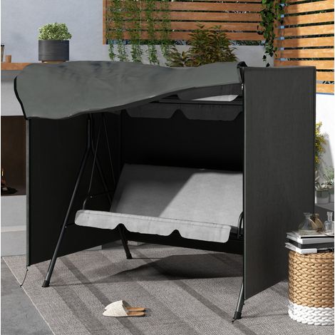 Copertura altalena 177x114x152 resistente UV grigio HAVRYA (1/5)