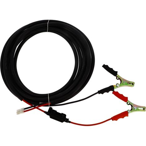 CABLE ELECTRIQUE AVEC PINCES LONGUEUR 6M SECTION 2x6MM² RENSON