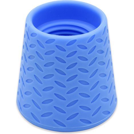 Doccia portatile per animali domestici, lunga 5,2 cm, blu, 1 doccia in silicone per animali domestici (1/5)