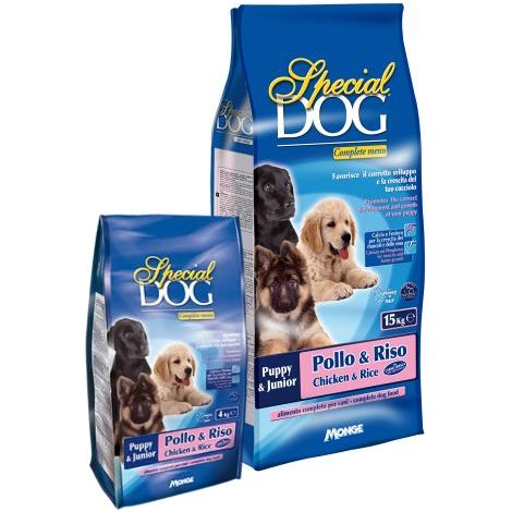 CROCCHETTE PER CANI JUNIOR 'SPECIAL DOG' pollo e riso - kg 1,5