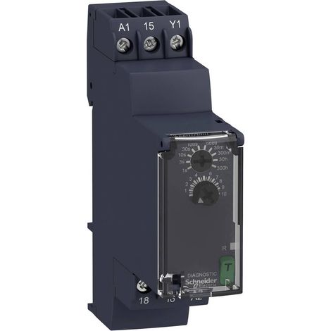 Relè modulare trasparente Schneider Electric per guida DIN