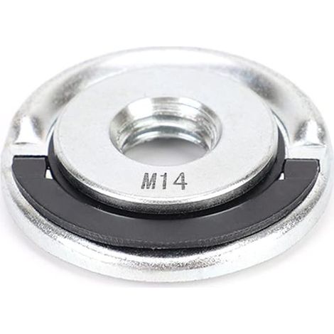 Tuercas para amoladora angular, tuercas de seguridad, accesorio para amoladora angular, herramienta multiusos de liberación rápida, M14 14 mm, adecuado (1/4)