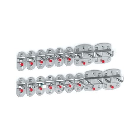 Kappes ®RasterPlan Werkzeughaltersortiment 17-tlg. Alufarben (1/4)