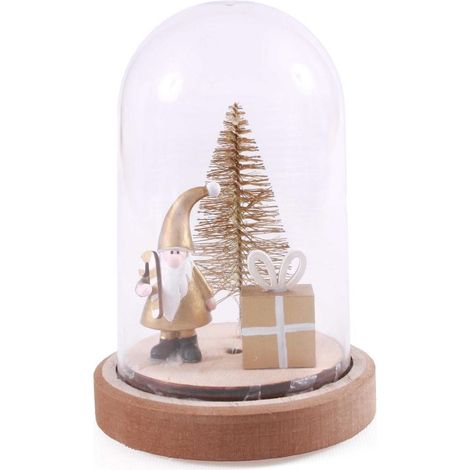 Decorazione natalizia a campana con led, Ø12H18 cm (kit da 3) (1/2)
