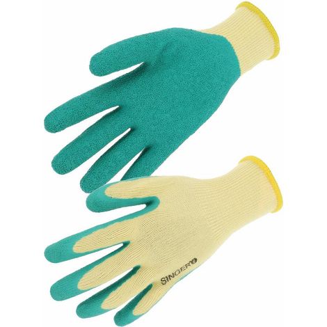 Gant polyester avec enduction latex sur la paume - SINGER - TAC1025V T10 (1/4)