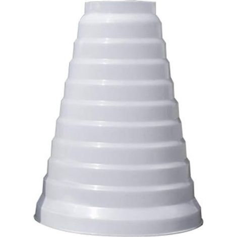 Réducteur universel plus épais amélioré pour systèmes de ventilation, réducteur de tuyau rond en PVC de diamètre 80/200 mm utilisé avec la climatisation pour les conduits et les ventilateurs d'extract (1/5)