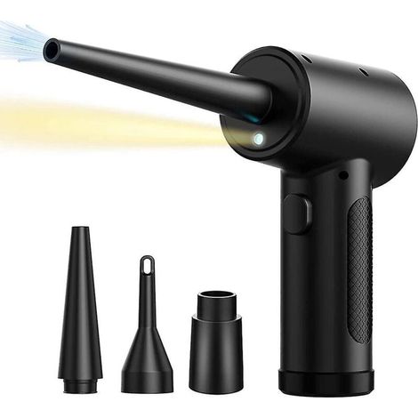 Dépoussiéreur à air sans fil, portable multi-usages, remplace les bombes d'air comprimé, puissant 51 000 tr/min, dépoussiéreur à air F