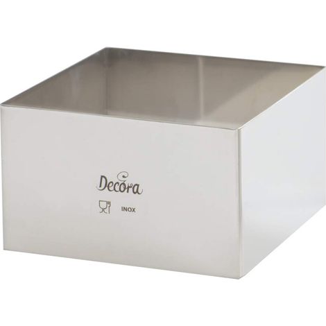 Decora 0063789 Quadrato Inox 24 X 24 X H 6 Cm (1/3)