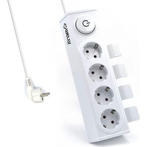 WY13160 base múltiple 1,5 m 4 salidas AC Interior Blanco