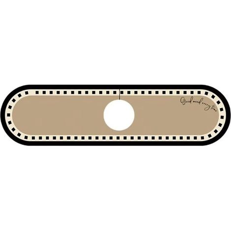 Tapis absorbant à ventouses en boue de diatomées pour robinet, 10 cm, pour évier de salle de bain ou cuisine. (1/5)