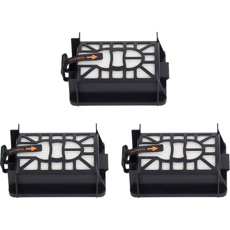 3 pièces filtres de remplacement pour robot aspirateur AV2501AE AV2502AE, accessoires noirs (1/5)