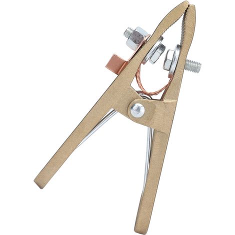 Pince de mise à la terre 400 A pour machines à souder TIG - Convient au soudage TIG du verre à l'arc (1/5)