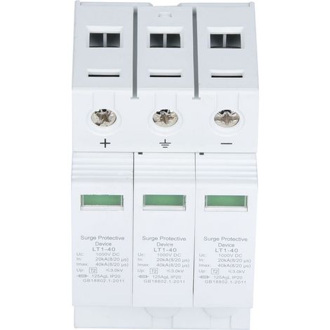 Parafoudre domestique 40kA 3P, protecteur de surtension pour maison, dispositif de protection triphasé (1/5)