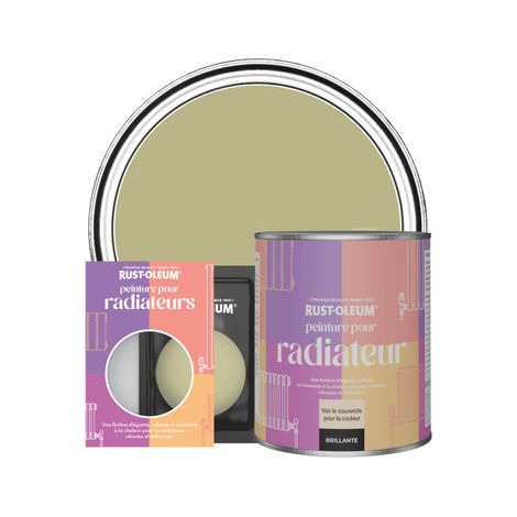 Peinture pour Radiateur, Finition Brillante - Vert Sauge (1/3)