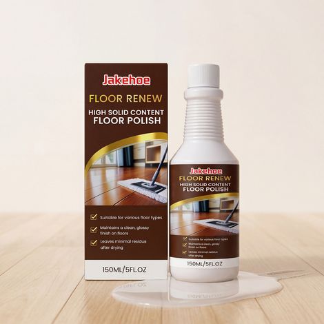 Produit de polissage pour sols, pratique pour un usage domestique quotidien, pour éliminer la saleté et les taches, raviver et faire briller les sols – 150 ml -- AKRACING (1/5)