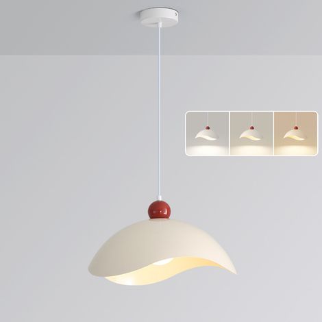Lustre en fer, Suspension moderne, Lampe suspendue, Plafonnier, 3 températures de couleur réglables, Hauteur réglable, 30 cm x 20 cm x 150 cm (1/5)