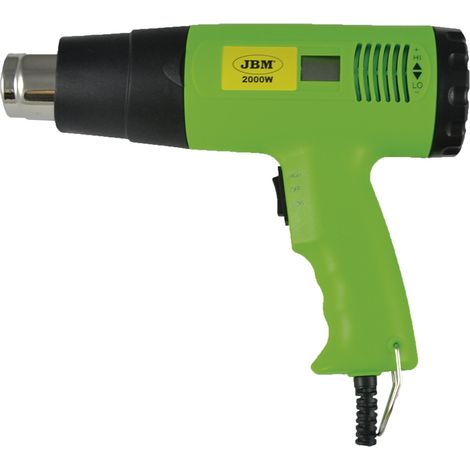 Pistola ad aria calda jbm 2000w temperatura regolabile 100-600ºC