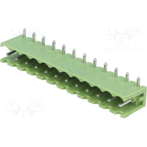 Blocco Da 12pin Passo 5,08mm terminali maschi Tbg-5-kb-12p-gn