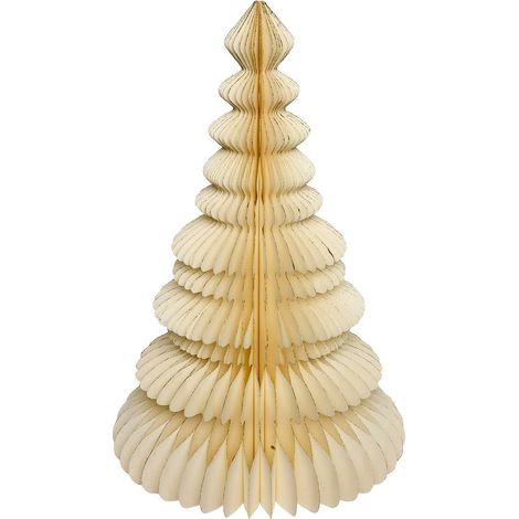 Weihnachtsbaum aus naturfarbenem Kami-Papier, Höhe 60 cm - Feeric lights & christmas (1/4)