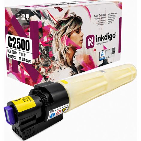 Inkdigo Toner 888641 kompatibel mit Ricoh Aficio MPC2000, MPC3000, MPC2500, TÜV-zertifiziert (1/5)