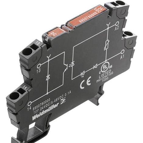 Weidmüller Relais statique 1254880000-1 4 A Tension de contact (max.): 33 V/DC 1 pc(s)