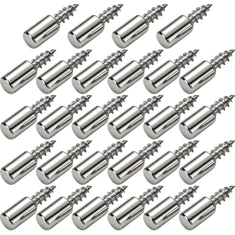 40pcs Taquet Etagere, Consoles pour étagères, Chevilles de Support Etagere Murale, Support d'Étagère Étagère Broches Cheville Supports de Plaque en Métal pour Meubles Placard Bibliothèque (1/4)