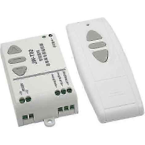 Interrupteur de télécommande sans fil z t02 AC 220 V pour moteur tubulaire : montée, descente, arrêt, marche avant, marche arrière. (1/5)