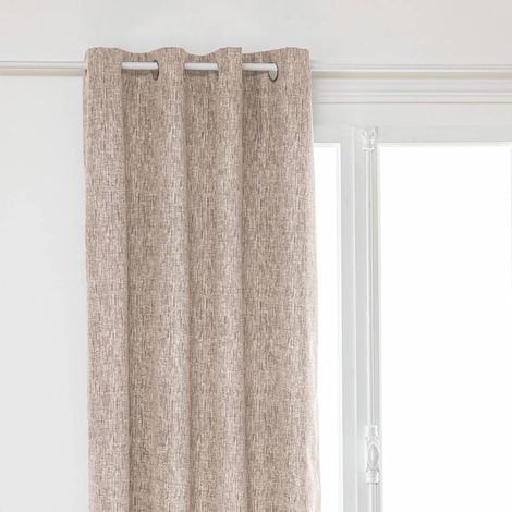 Verdunkelungsvorhang 100% - beige - 140x260 cm (1/2)