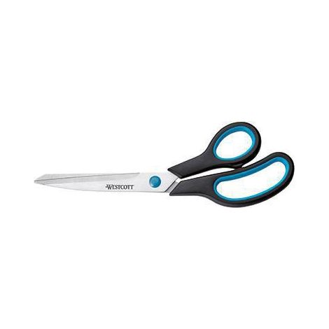 Universalschere Easy Grip 247mm Rechtshänder Stahl schwarz/blau (1/4)
