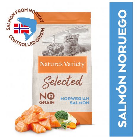 Nature's Variety No Grain Adult Salmon - Comida para Gatos Adultos de Salmon
