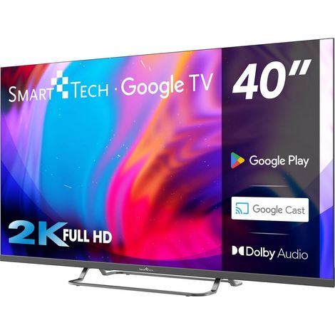 Smart Tech 40FG01V TV 101,6 cm (40pollici) 4K Ultra HD Smart TV Wi-Fi Grigio (1/5)