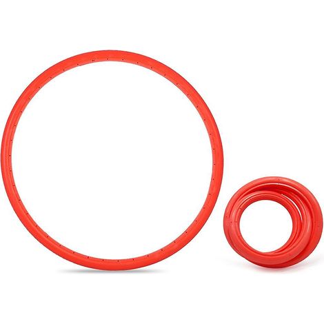 Vollgummireifen 700x23C für Rennräder, Fahrräder, schlauchlos, rot (1/5)