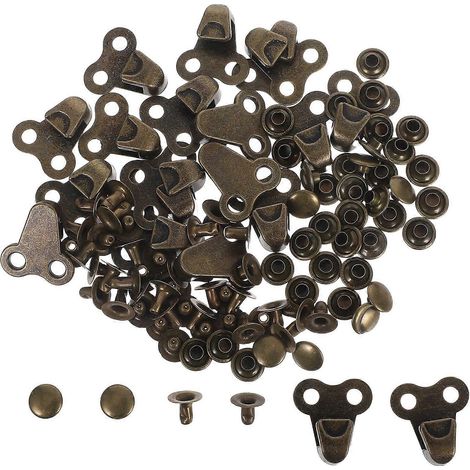 Kit de 20 rivets et œillets métalliques pour lacets de chaussures, idéal pour la réparation de chaussures de randonnée, d'escalade et de baskets. Accessoires pour chaussures de sport et de randonnée. (1/5)